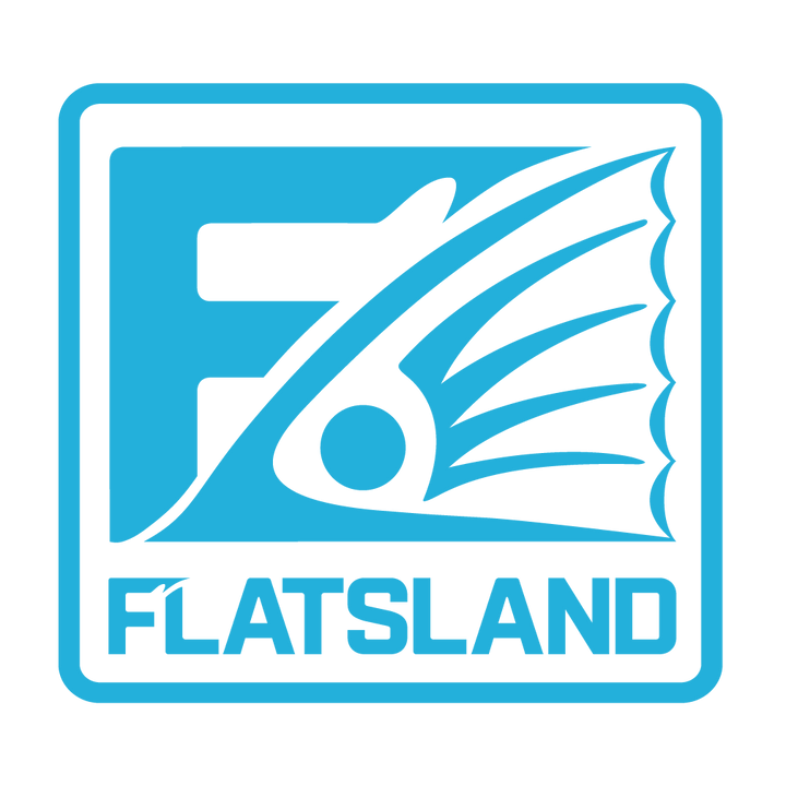 Flatsland Clothing Company LLC - Fin Squared Vinyl Decals - 7" - Stickers
