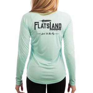 Flatsland Clothing Company LLC - Flatsland Logo V.2 Ladies Performance Shirt - Performance Shirt