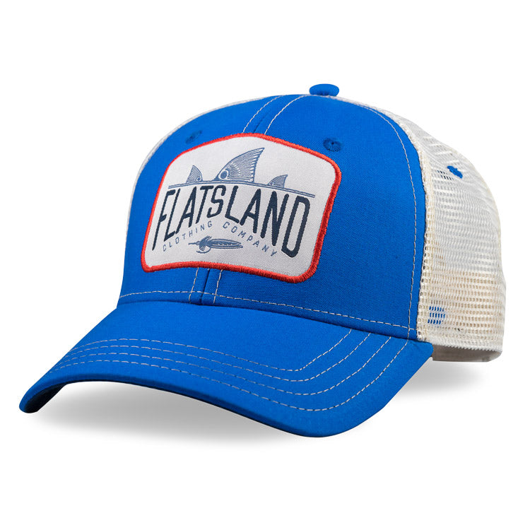 Flatsland Clothing Company LLC - Red Tails Rising Trucker Hat - Royal - Hats