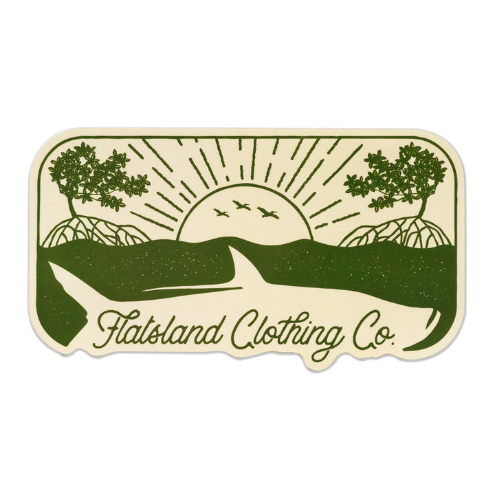 Flatsland Clothing Company LLC - Sunrise Silver Sticker - Stickers