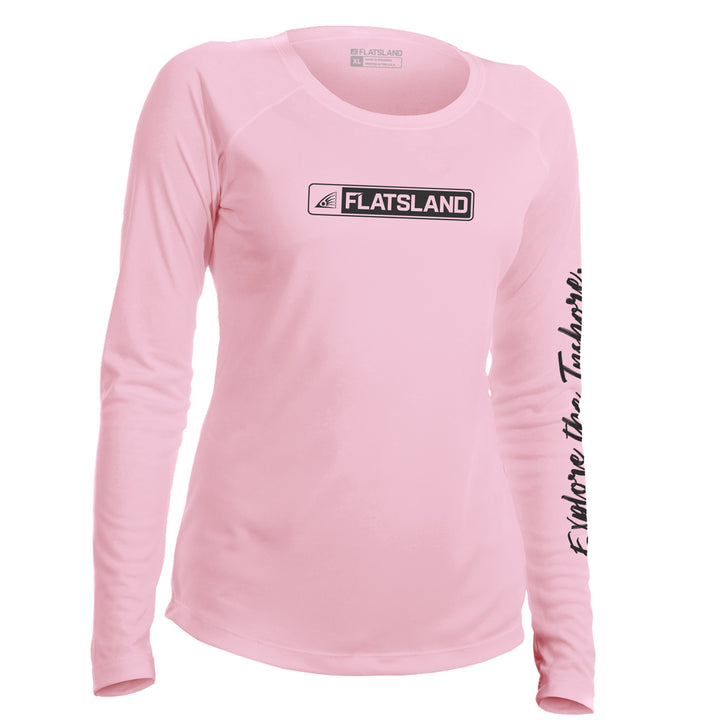 Flatsland Clothing Company LLC - Boxed Logo Womens Performance Shirt - Performance Shirt