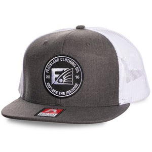 Flatsland Clothing Company LLC - Smooth Waters Flat Bill Trucker Hat - Hats