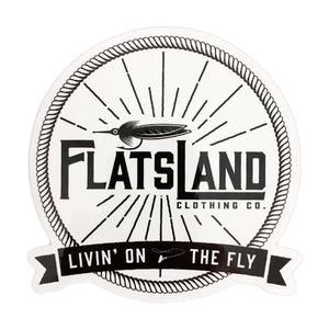 Flatsland Clothing Company LLC - Flats Livin' Sticker - Stickers